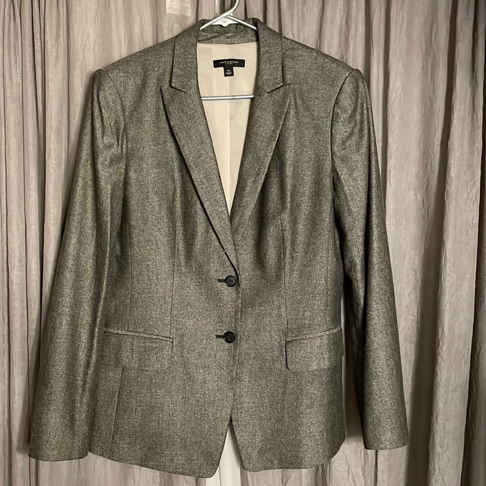 Wool Ann Taylor Blazer - Size 14